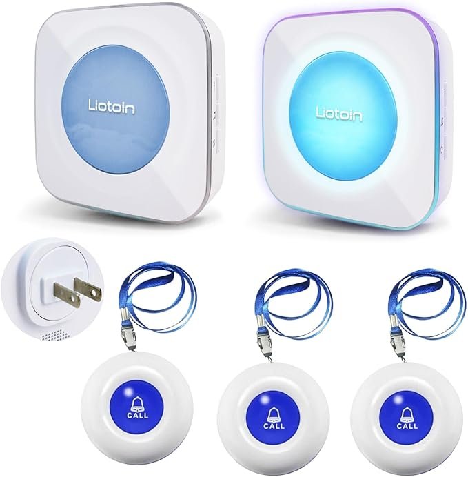 LIOTOIN Caregiver Pager Wireless Call Button
