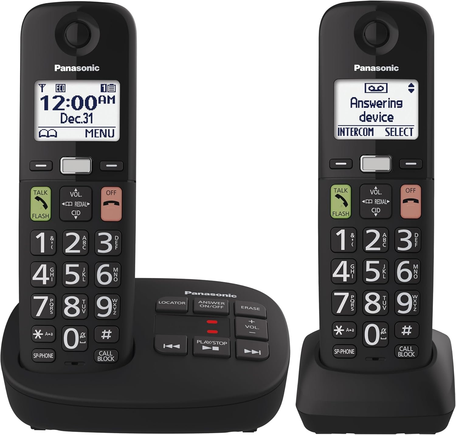 Panasonic cordless large button for seniors
