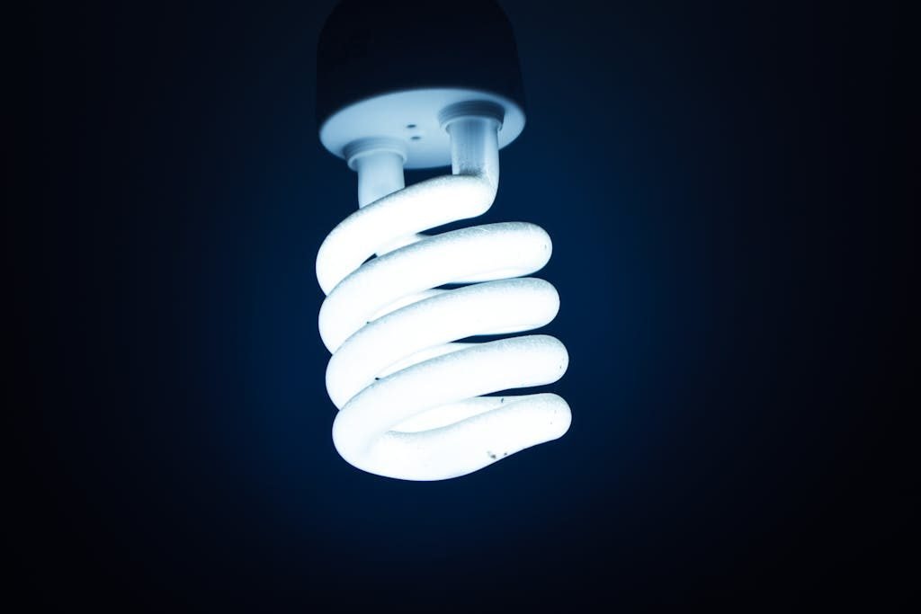 Fluorescent light bulb