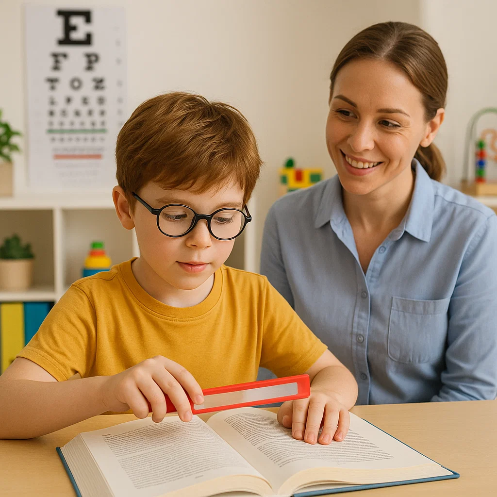 vision therapy session