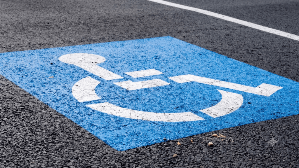 disability parking permit for people with blindness